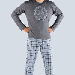 Pánské pyžamo Andrew - tmavě šedé
