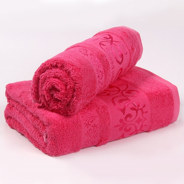 Bambusový ručník Verde růžový