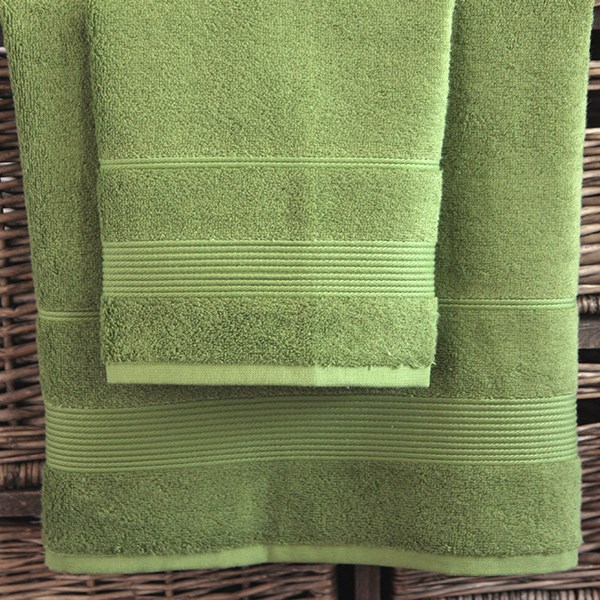 Set 2 bambusových ručníků Moreno zelený